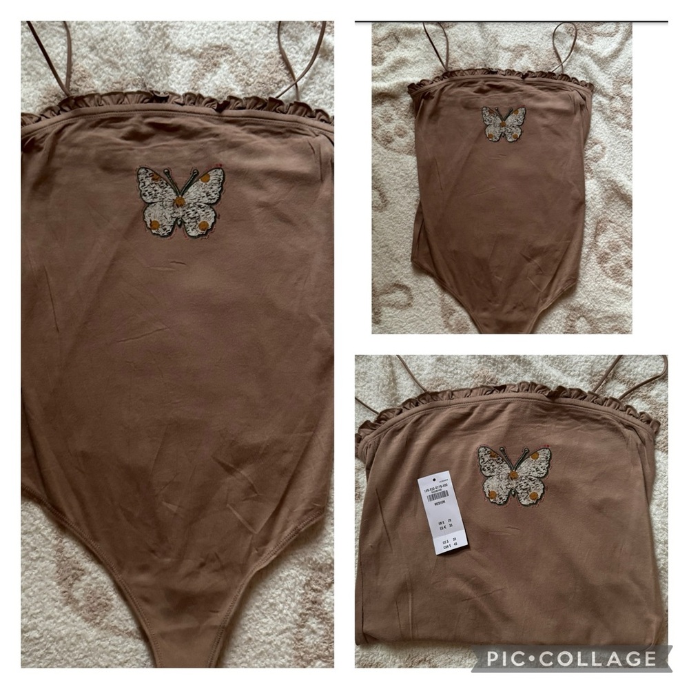 UPCYCLED by Tailored Stitches by Hannah D on a medium Abercrombie Bodysuit. NEW